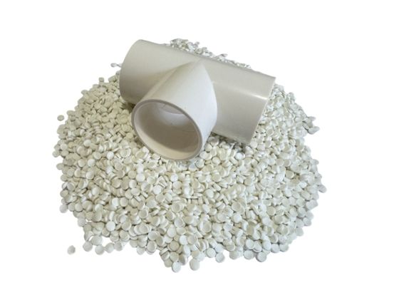 PVC White Plastic Granules Injection Molding Polyvinyl Chloride Pellet Material for Profiles Application lastic Raw Material Pvc Compound Pellets